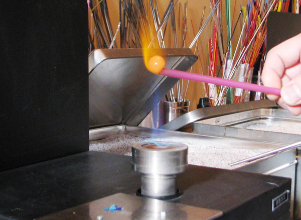 とんぼ玉制作体験 フロー2