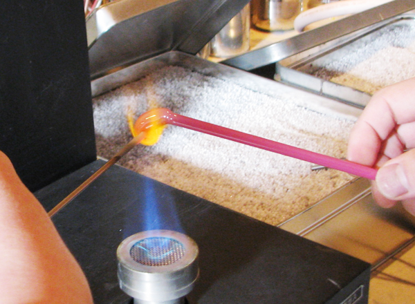 とんぼ玉制作体験 フロー3